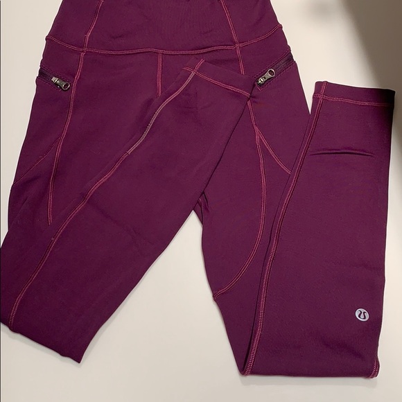 lululemon athletica Pants - purple wunder under lululemon leggings
